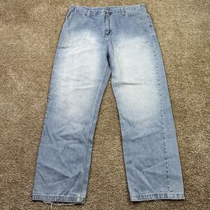 Vintage Y2K Baggy denim jeans Def Jam mens size 40x34 00s streetwear Hip Hop